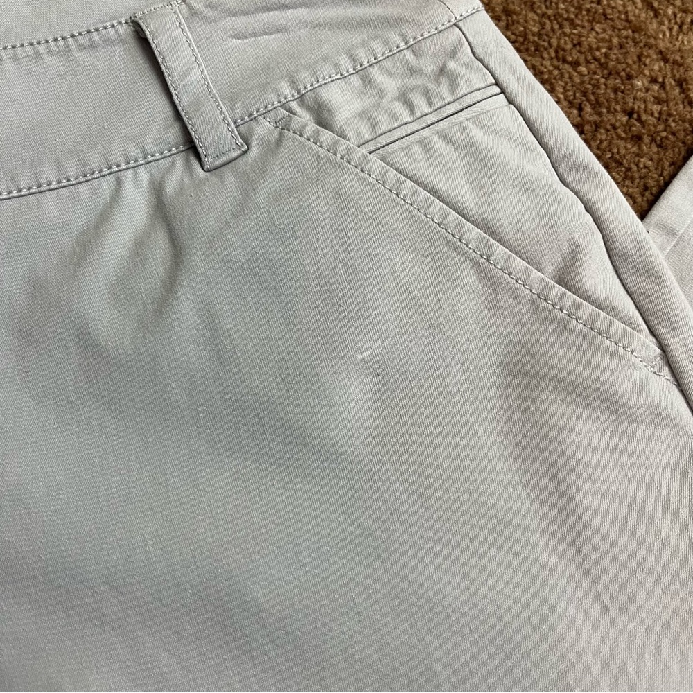 Eileen Fisher Light gray Cropped Casual Pants Size S Women - Picture 7 of 8